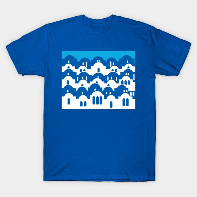 Mediterranean village stylized T-Shirt by Maxsomma